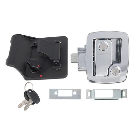 AP PRODUCTS AP Products 013-535 Standard Bauer Travel Trailer Lock - Chrome 013-535